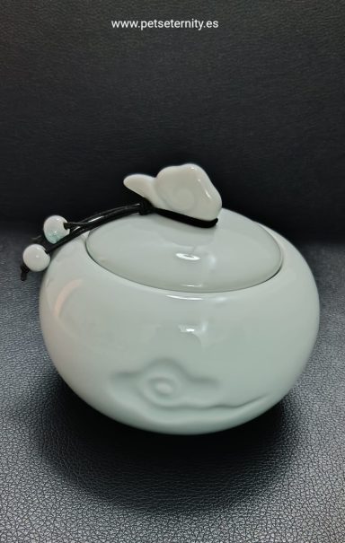 20 € - Urna de porcelana verde